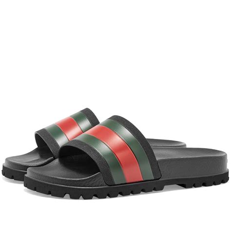 pursuit gucci slide|size 14 Gucci slides.